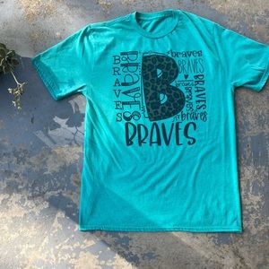 Turquoise Braves Ladies' Tee